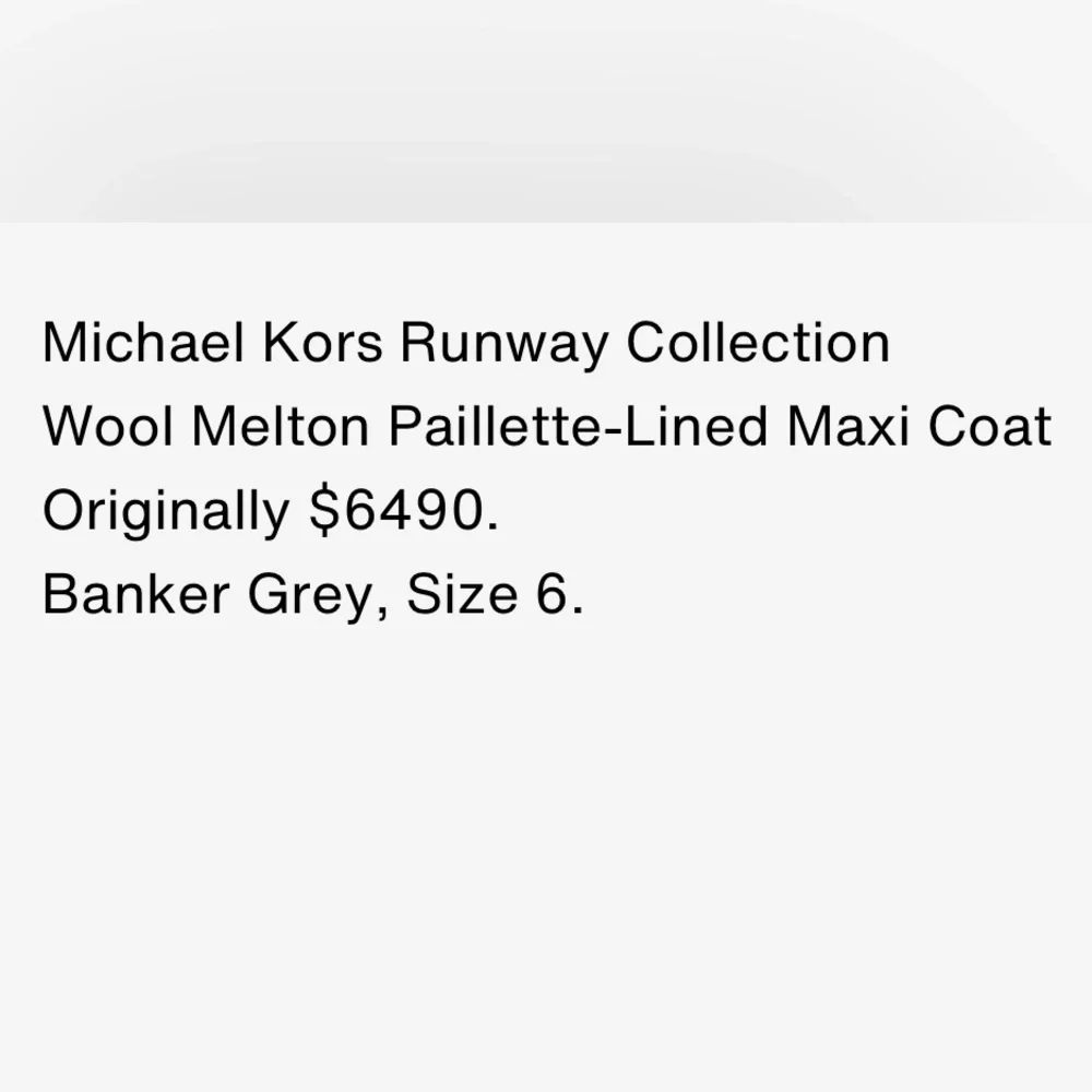 MICHAEL KORS COLLECTION Melton Paillette-Lined Maxi Coat - Picture 9 of 13